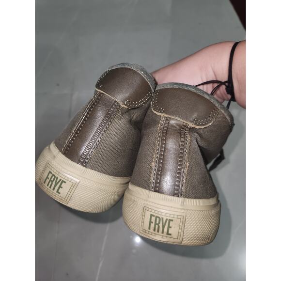 Frye ludlow chukka mens green canvas shoes sneakers 9 main image 4